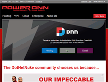 Tablet Screenshot of powerdnn.com
